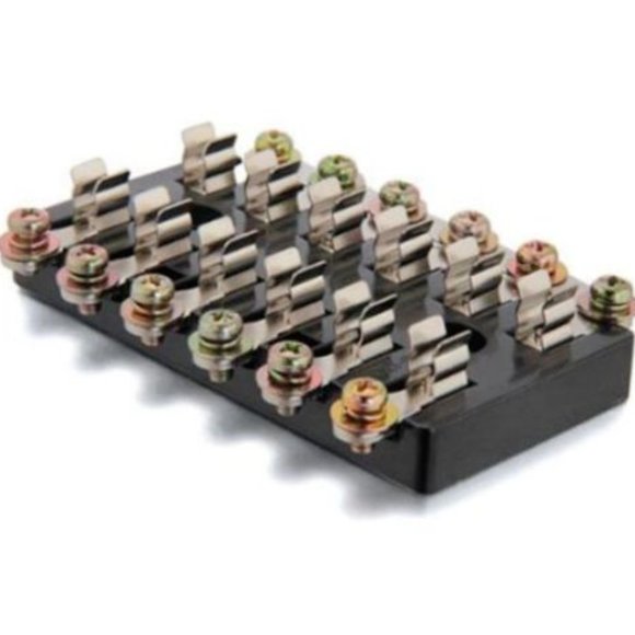 6 Way Fuse Holder Box Block AGC Car Auto Vehicle Truck - Picture 3 of 3